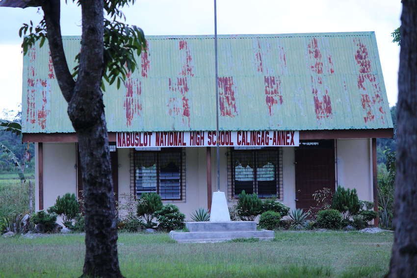 2 classrooms donated by Congressman Umali Classrooms